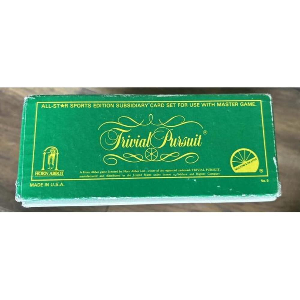 Vintage Trivial Pursuit All-Star Sport Edition Card Set 1981 - Picture 7 of 7